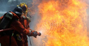 Kebakaran di Proyek LRT